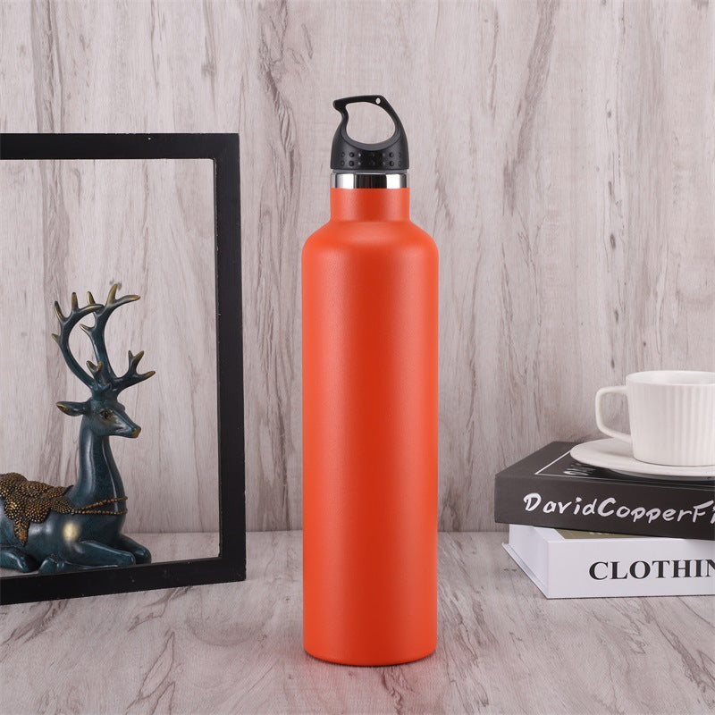 Trail Canteen — Insulated Bottle with Handle & Straw Lid