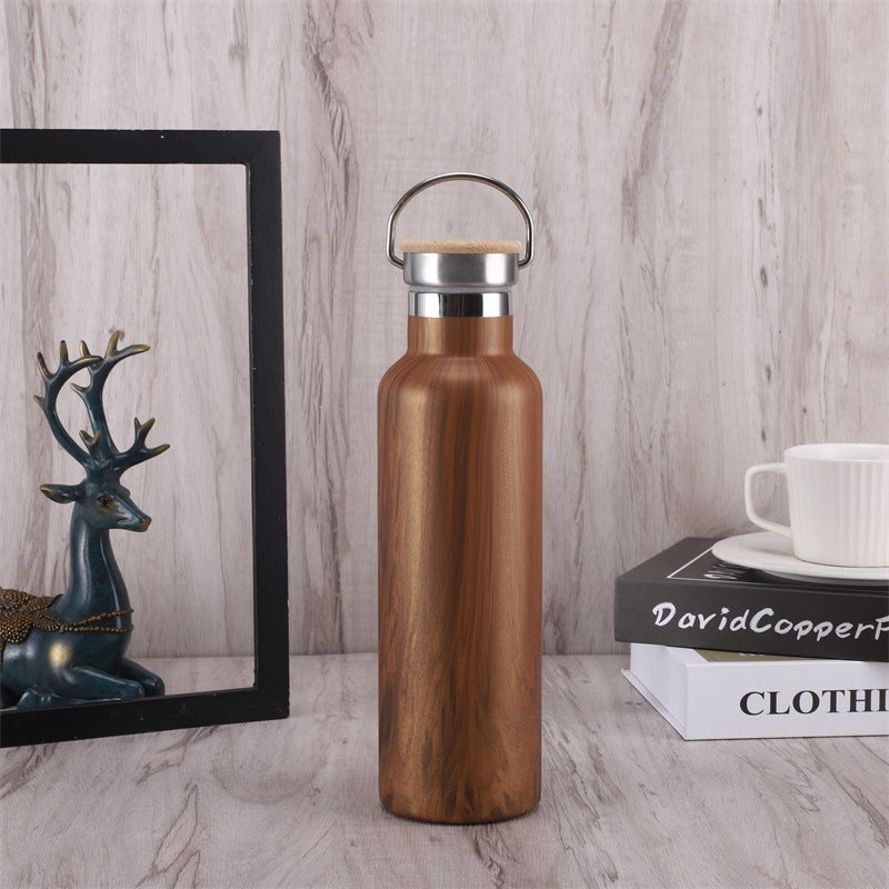 Trail Canteen — Insulated Bottle with Handle & Straw Lid