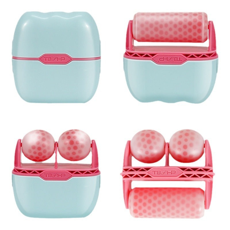2-in-1 Dual-Head Ice Roller — Facial Cooling Massager