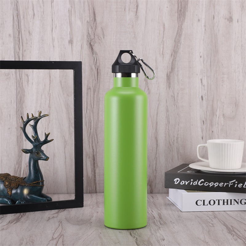 Trail Canteen — Insulated Bottle with Handle & Straw Lid