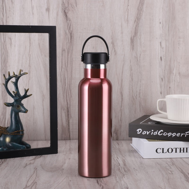 Trail Canteen — Insulated Bottle with Handle & Straw Lid
