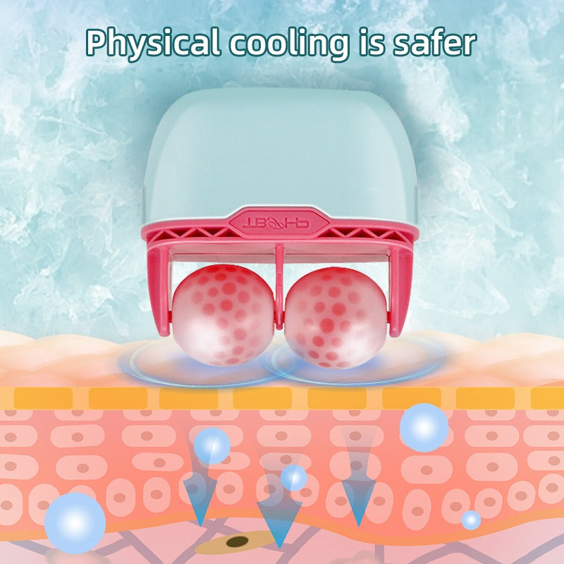 2-in-1 Dual-Head Ice Roller — Facial Cooling Massager