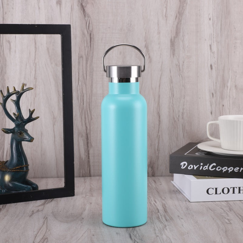 Trail Canteen — Insulated Bottle with Handle & Straw Lid