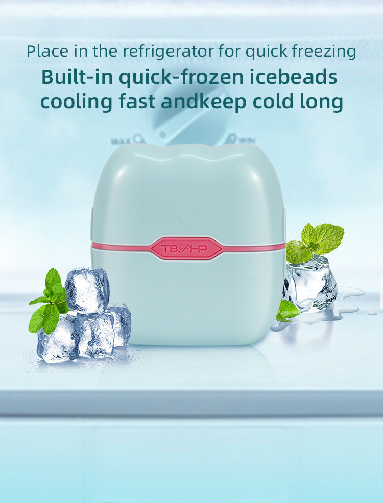 2-in-1 Dual-Head Ice Roller — Facial Cooling Massager