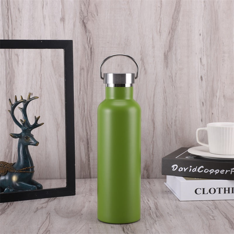 Trail Canteen — Insulated Bottle with Handle & Straw Lid
